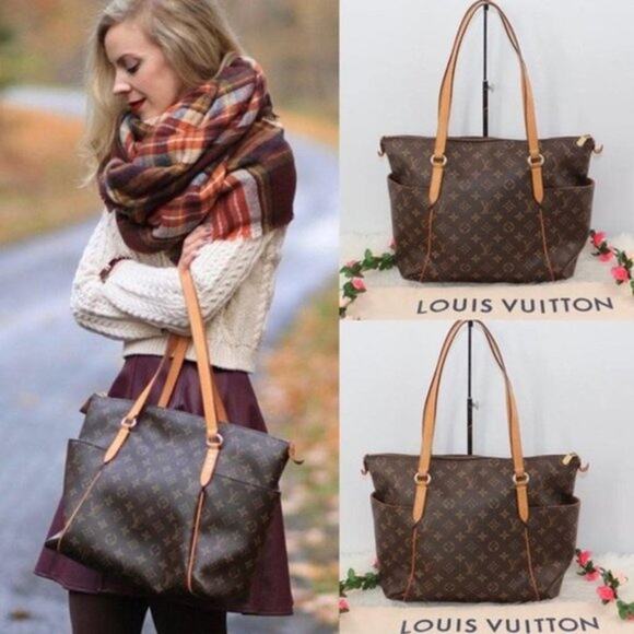 Louis Vuitton Totally Monogram MM Brown 100% authentic with dust bag - Picture 1 of 12